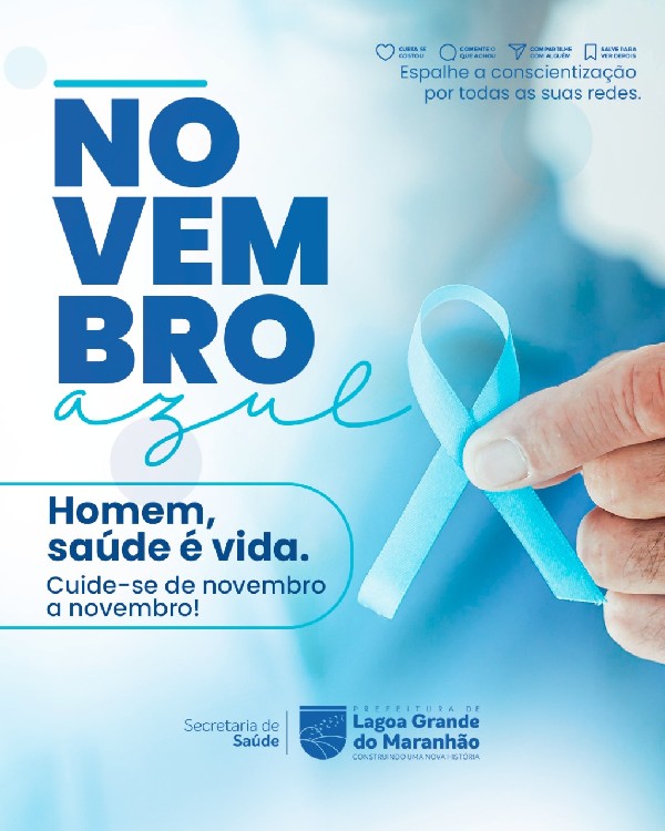 Novembro Azul -  Mês de Combate ao Câncer de Próstata