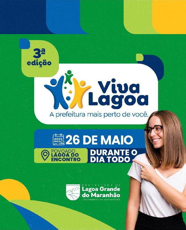 VEM AÍ 3ª EDIÇÃO DO PROJETO VIVA LAGOA