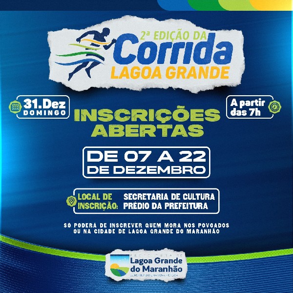 2ª Edição da Corrida Lagoa Grande